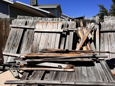 Free Fence Wood – You Haul