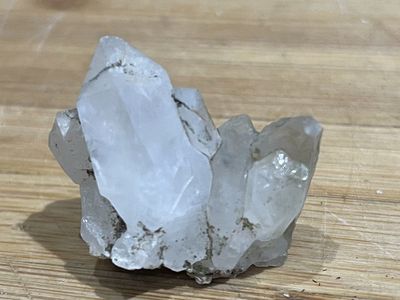 Quartz Crystal Cluster From A Granite Vein