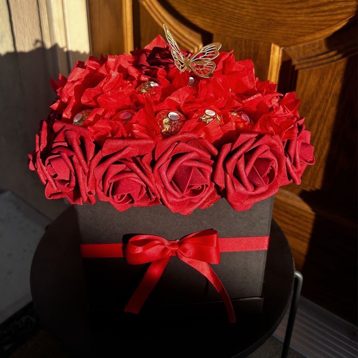Roses + Ferrero Rocher gift box