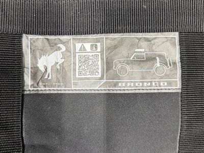 Ford Bronco 2021-26 OEM hard top 4 door Storage Bag, never Used stores both front panels