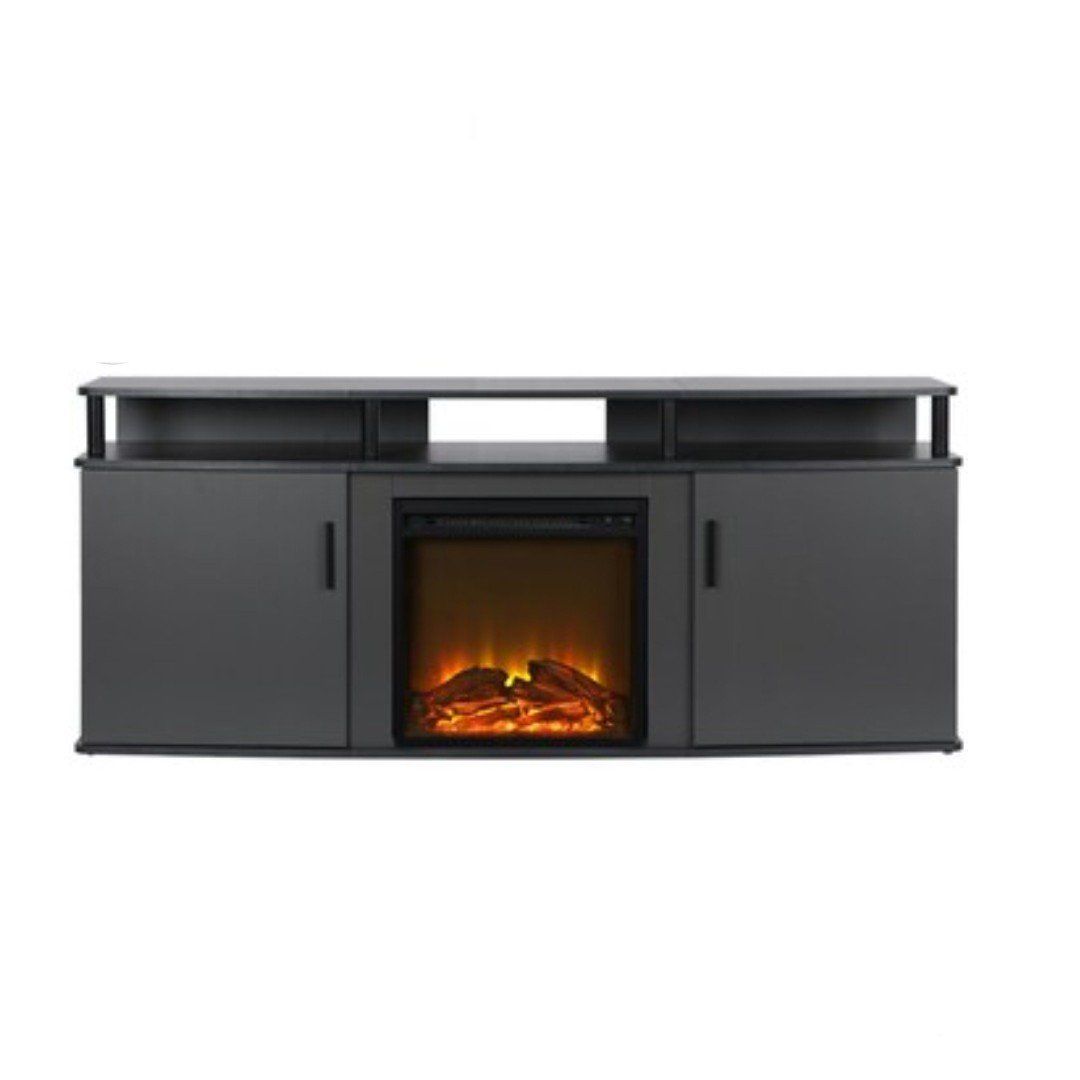 NEW- Ameriwood Home Carson Fireplace TV Stand