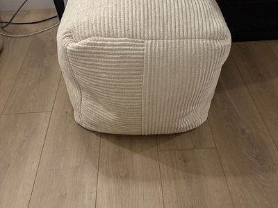 Ivory ottoman