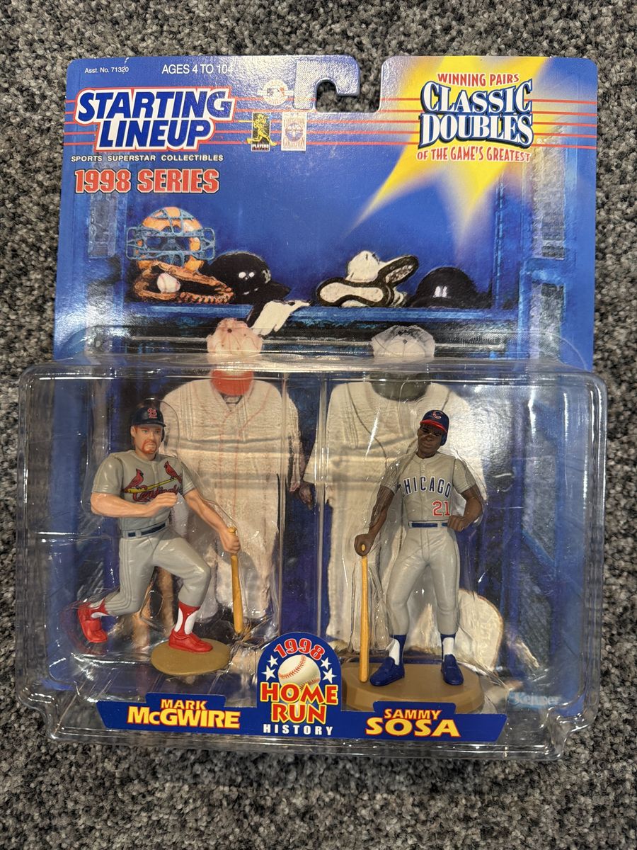 Starting Lineup 1998 Series Classic Doubles Mark McGwire & Sammy Sosa MLB Figures