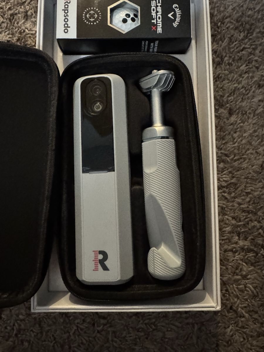 Rapsodo MLM2PRO Mobile Launch Monitor & Golf Simulator with Case & Golf Balls