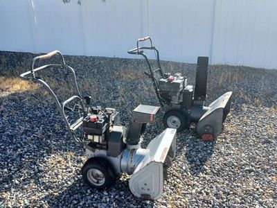 Snowblowers. Both for $220. For restoration