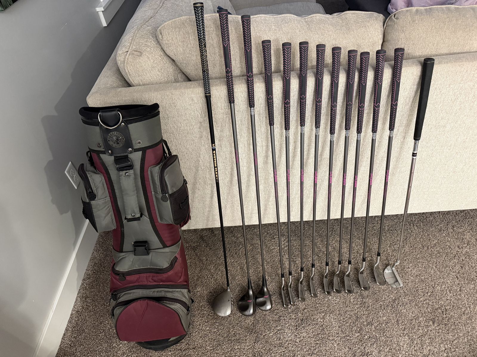 Womens FOX FX300 Golf Club Set w/ Bag