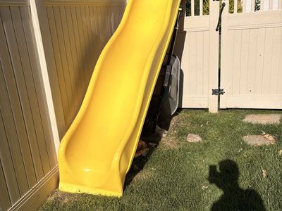 Heavy Duty Plastic Wave Playground Slide - 9 feet
