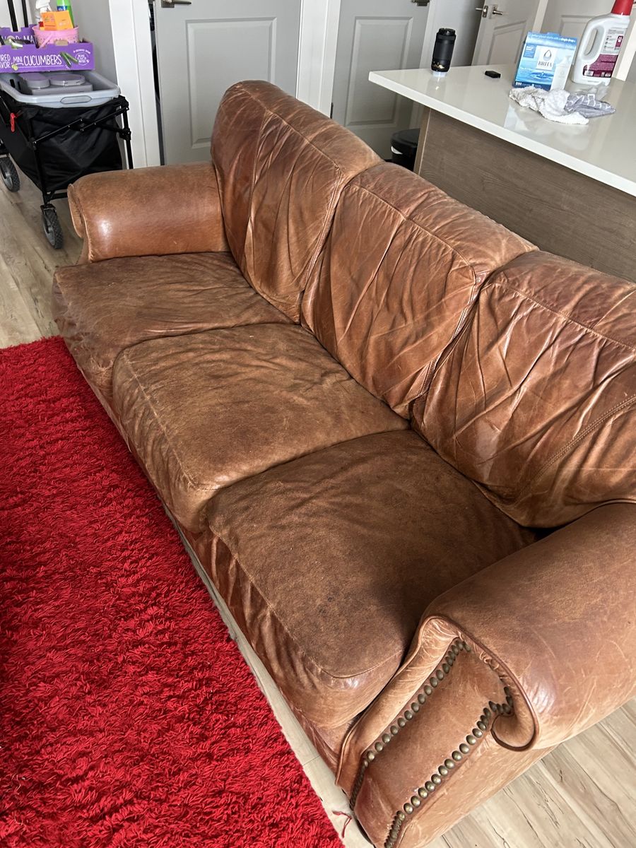 Leather couch