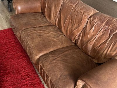 Leather couch