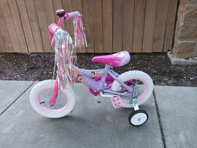DISNEY PRINCESS BIKE 12", HUFFY LIKE NEW