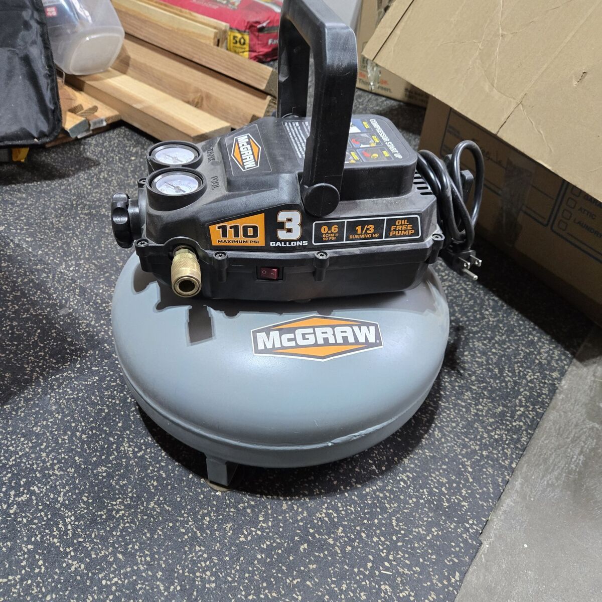 McGraw air compresser