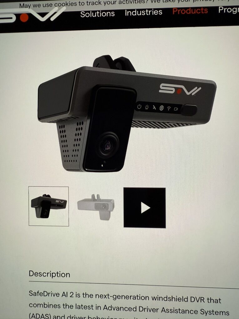 SAFEDRIVE-AI 2 Dashcam $400 O.B.O