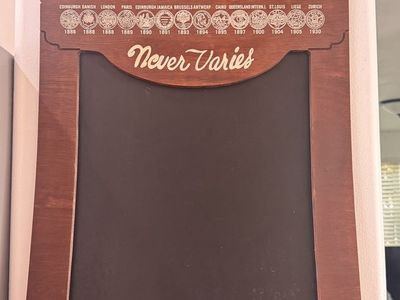 Dewars chalk blank board