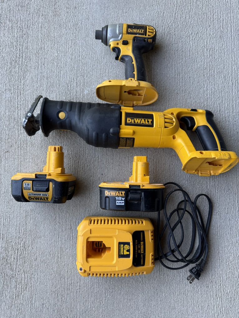 Dewalt Charger And Tools 18Volt