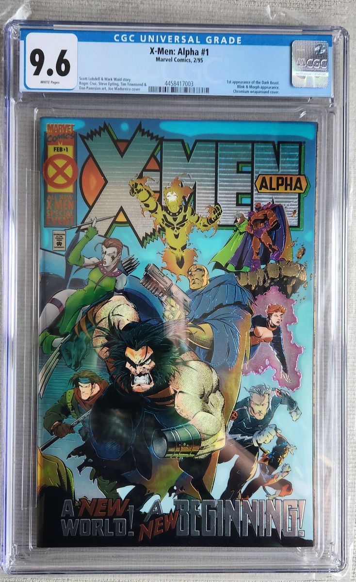 X-Men: Alpha #1 Marvel comics 1995 CGC 9.6