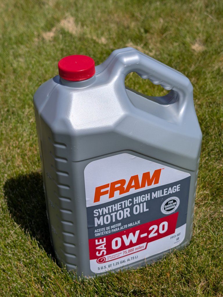 5qt Full Synthetic Ow-20 High Mileage