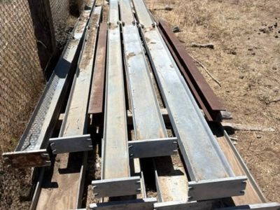 Galvanized Steel Beams Various Sizes & Lengths