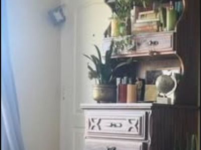 2 piece wood hutch