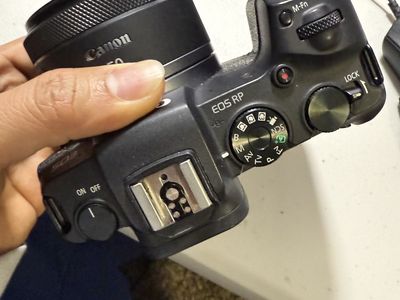 Canon Rp body only, great, rf50mm 1.8