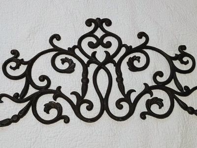 Ornate Cast Iron Wall Decor