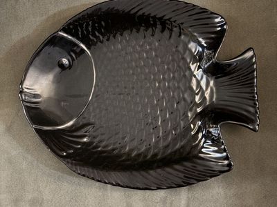 Black Fish Platter / Plate