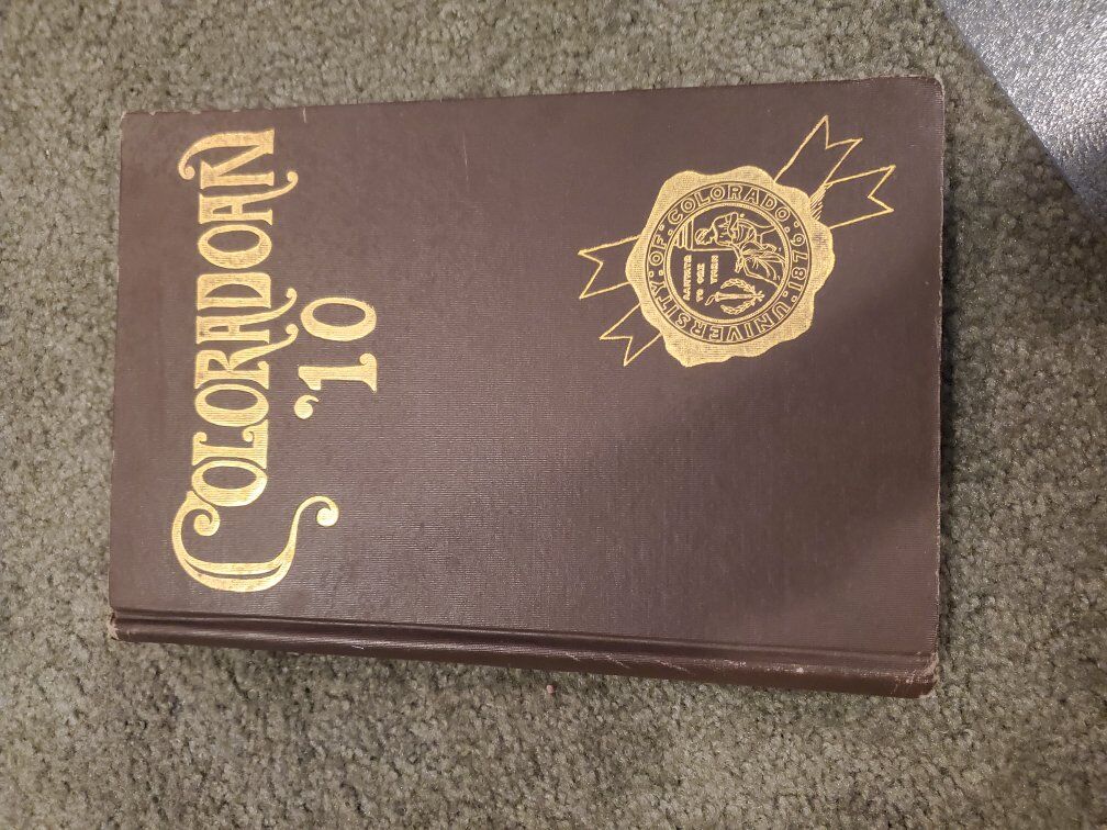 1910 University of colorado yearbook