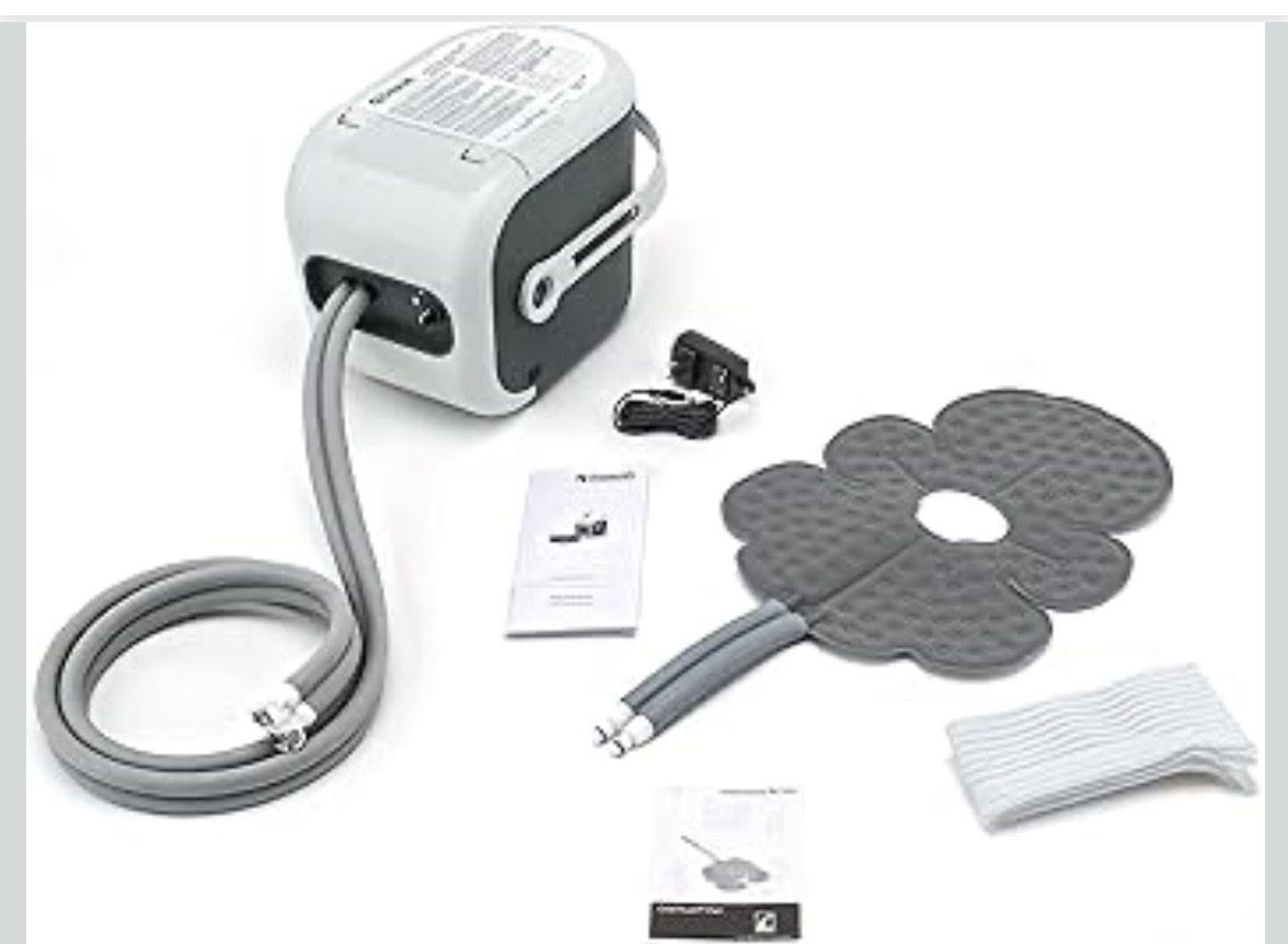 Ossur Cold Rush Cold Therapy Machine with Knee Pad - Quiet Cryotherapy System for Post-Surgery Recovery, Knee Replacement, ACL,