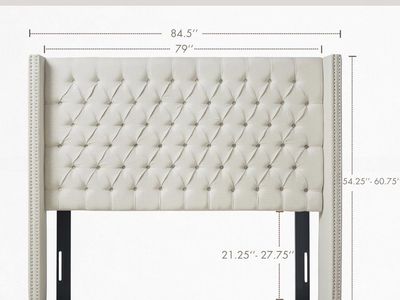Headboard King size - Cream