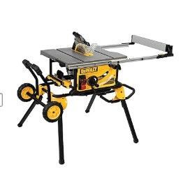 Dewalt 10" Jobsite Table Saw with Rolling Stand- Model DWE7491RS, new in box, never opened