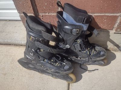Blade Runner Black Inline Skates Used Good Condition