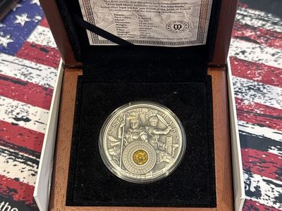 2021 Niue 2 oz .999 Silver Ares and Mars Coin