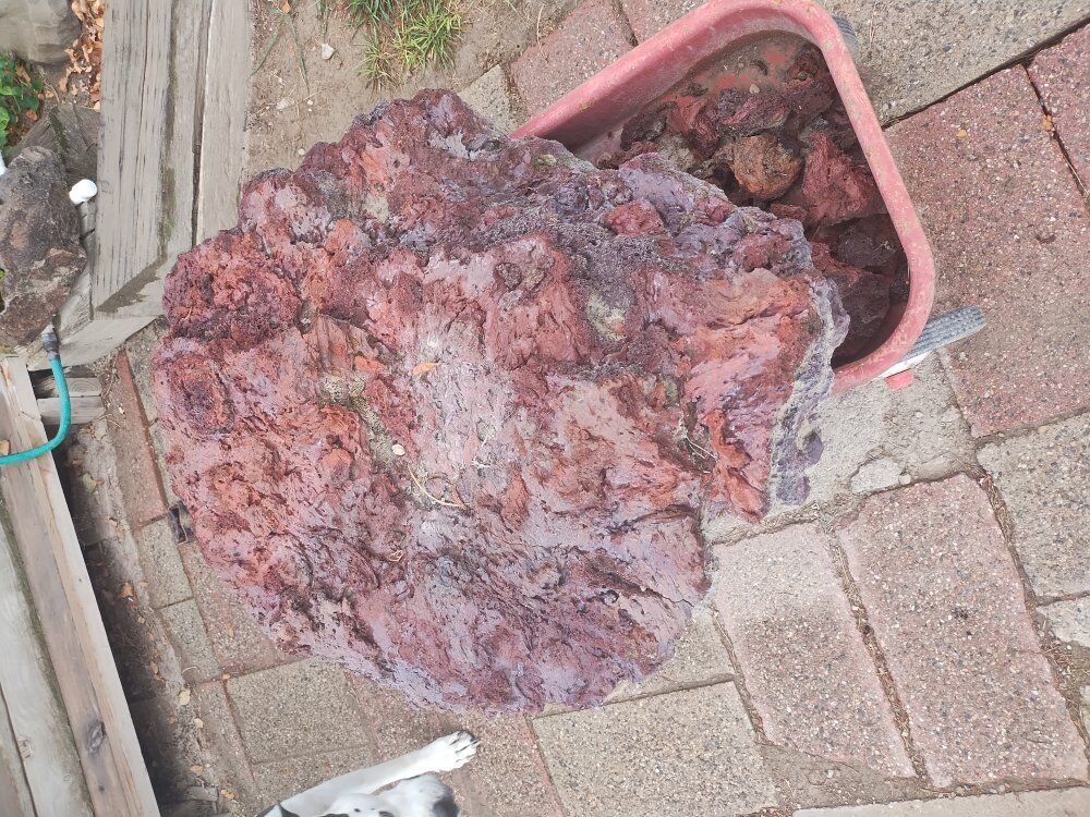 Large lave rock