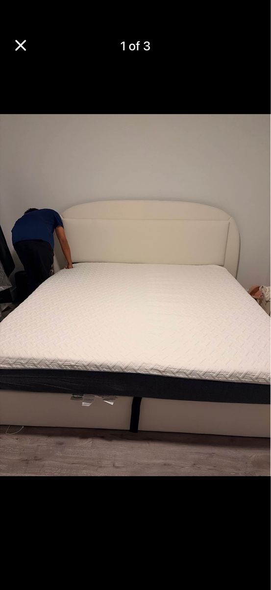 King Size Storage Bed + Mattress