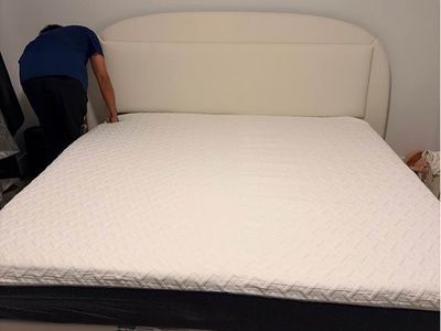 King Size Storage Bed + Mattress