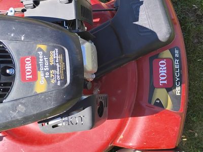 Toro recycler 22 " self propelled lawnmower