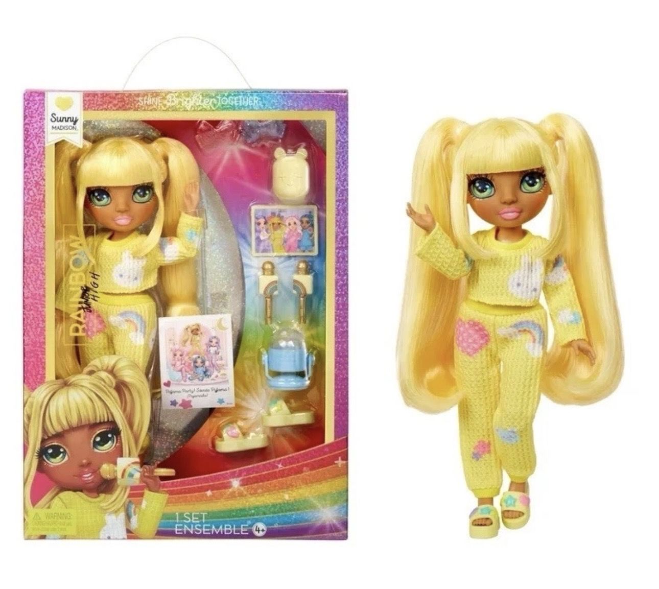 Rainbow High Jr High PJ Party Sunny Yellow 9 Doll