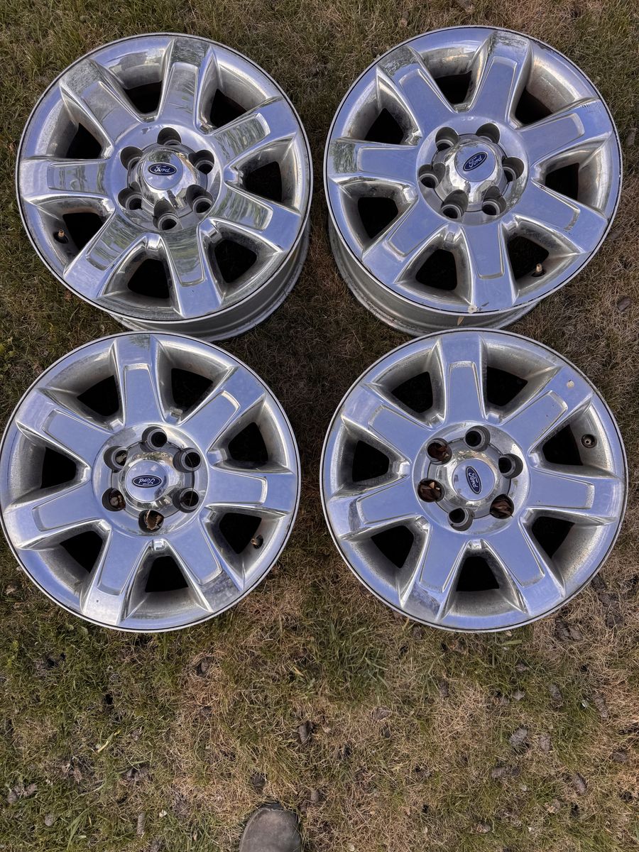 18” six hole Ford Chrome Rims