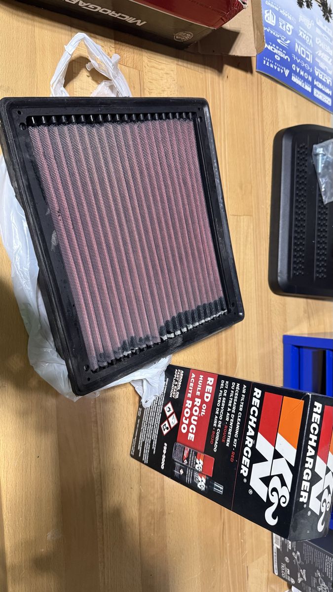 K&N Performance Diesel High-Flow Lifetime Engine Air Filter: + New Cleaning kit Premium, Washable: Compatible with 2013-2026 RAM