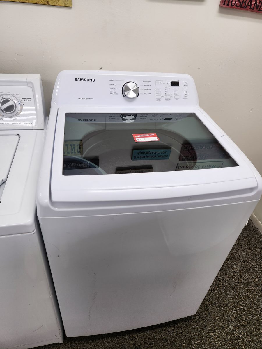 BEAUTIFUL SAMSUNG TOPLOAD HE WASHER! W-WARRANTY