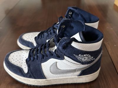 Nike Air Jordan 1 Retro High co.JP Midnight Navy White Silver sneakers