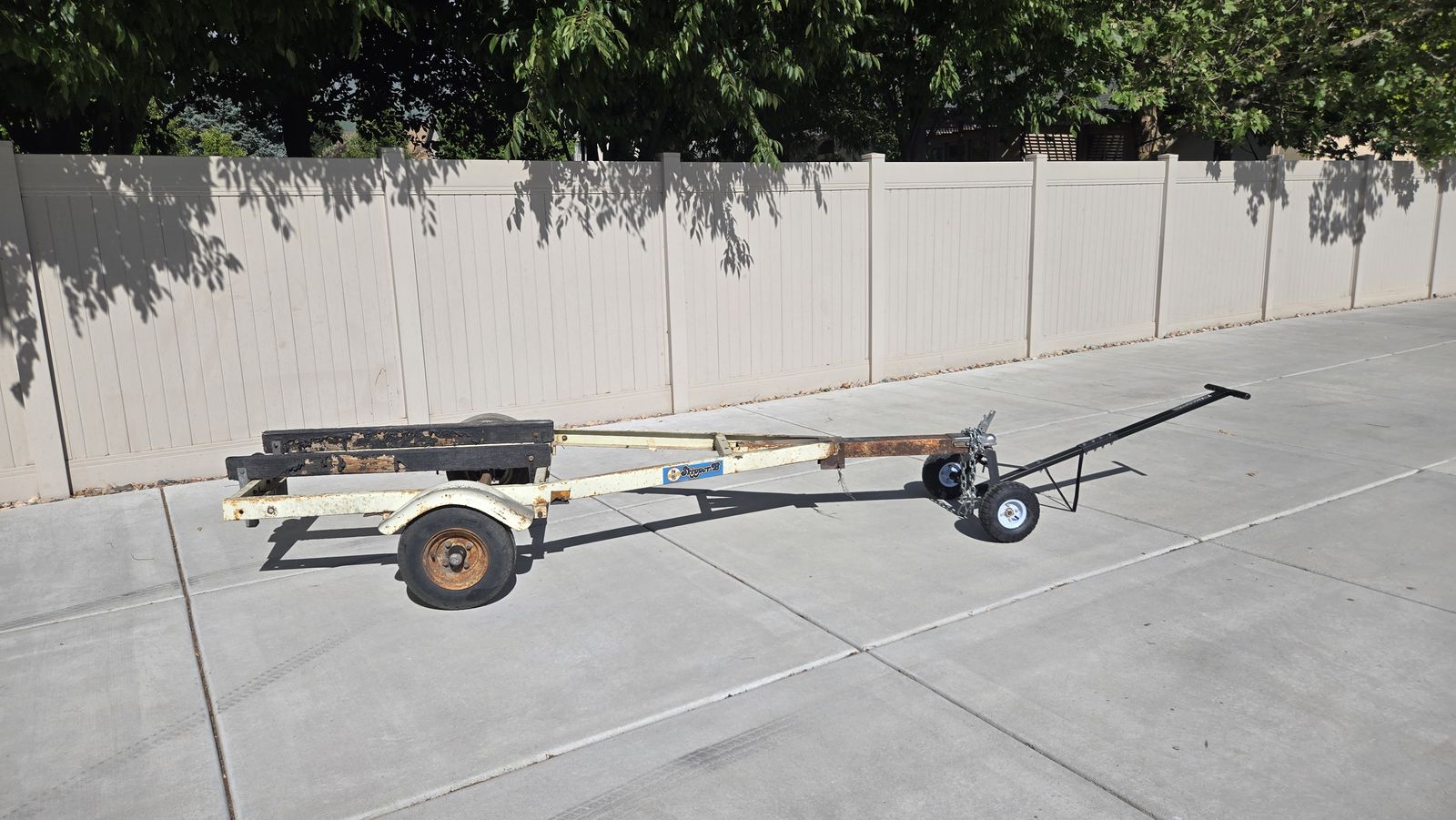 Single Jet Ski Trailer with Dolly and Spare Tire