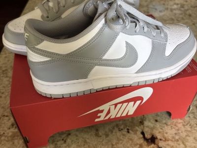 Nike dunk low grey/silver size 8.5