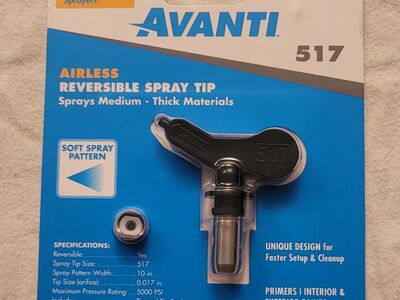 Avanti 517 Airless Reversible Spray Tip