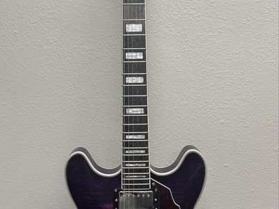 Purple Grote Electric Guitar with Case