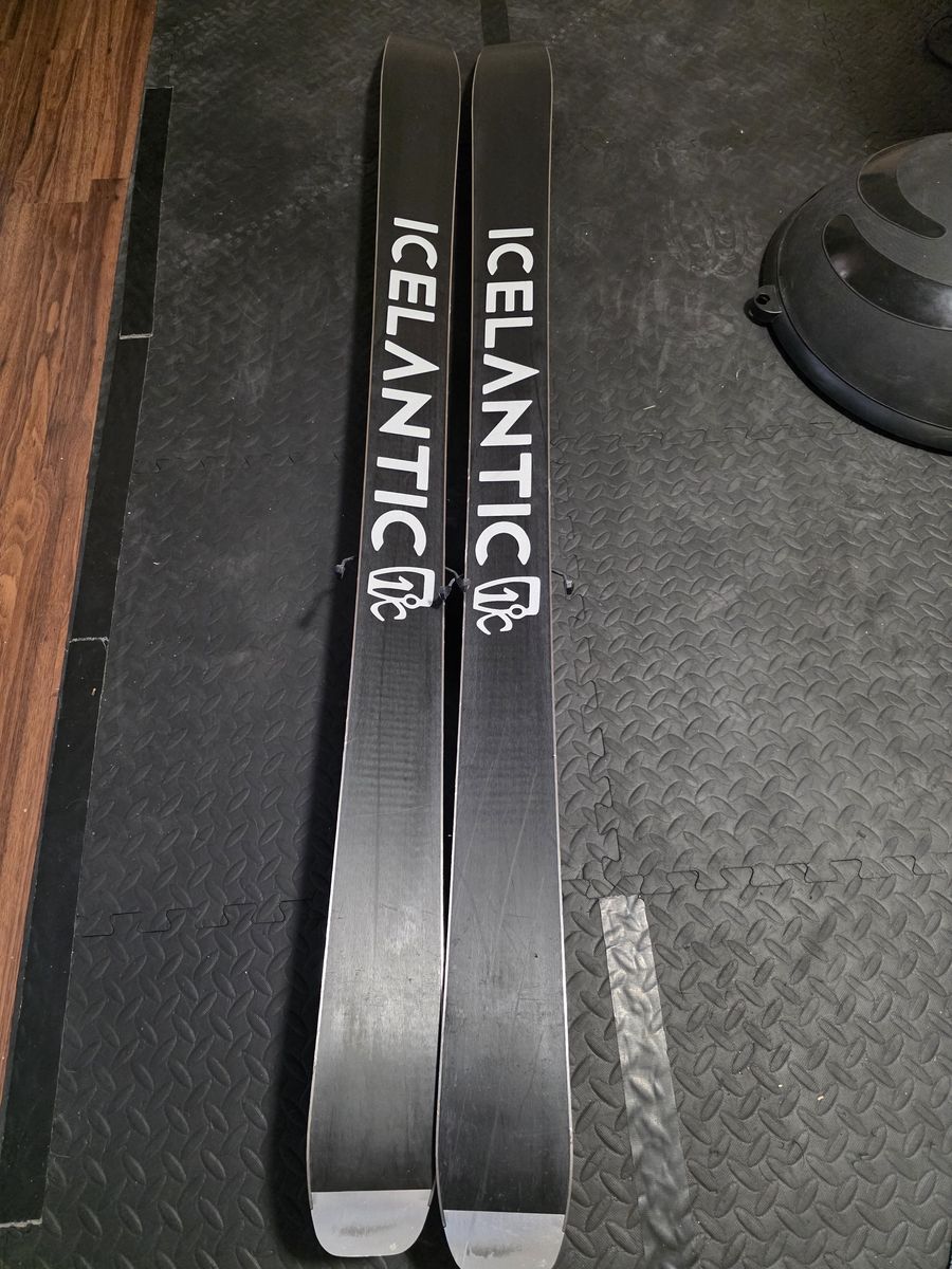 2024/25 185cm Icelantic Natural 101 50/50 Ski Setup Fritschi Tecton w/ skins