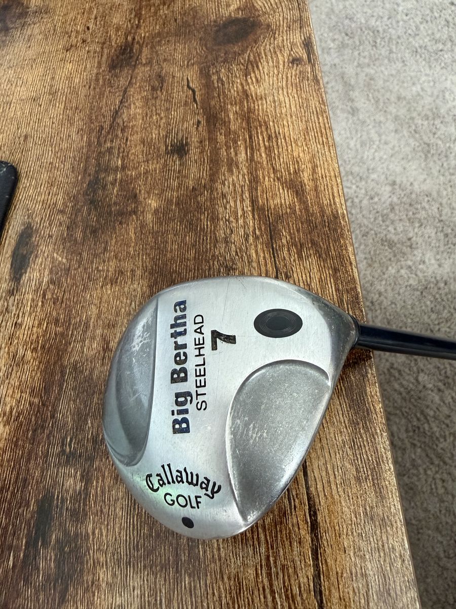 Callaway Big Bertha Steelhead 7-Wood Golf Club - Great Condition
