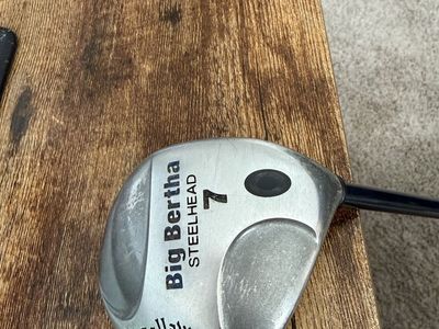 Callaway Big Bertha Steelhead 7-Wood Golf Club - Great Condition