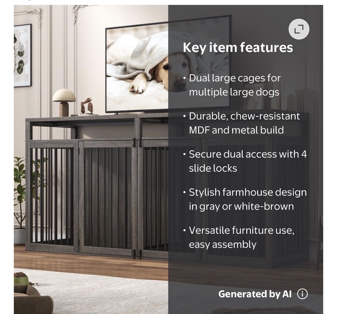 TV Stand/Dog Crate