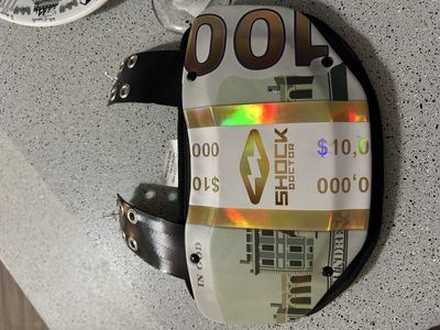 Shock doctor 100$ bill back football plate
