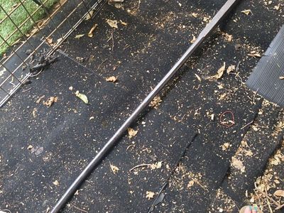 Heavy-Duty Steel Crowbar/Pry Bar - Used Industrial Tool for Demolition & Construction